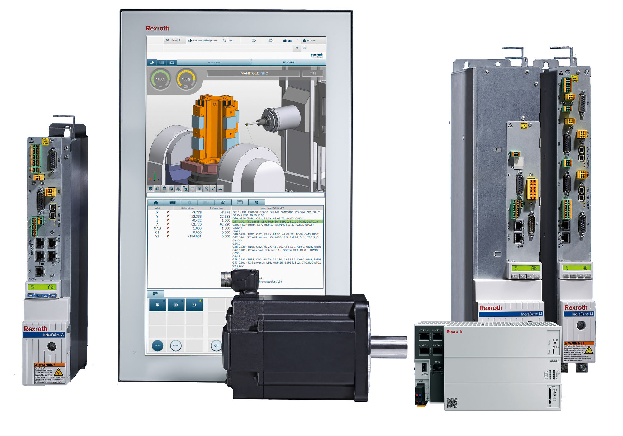 Bosch Rexroth CNC vezérlő alkatrész